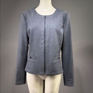 Calvin Klein Women's Gray Blazer (rack10)
